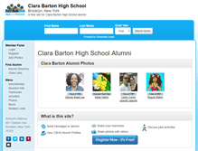 Tablet Screenshot of clarabartonhighschool.net